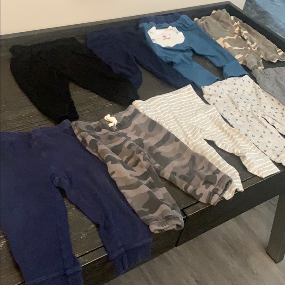 Boys jogger sweat pants. LOT of 9!
